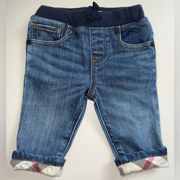 BURBERRY FIVE POCKET DENIM TROUSERS 6M - Picture 1 of 4